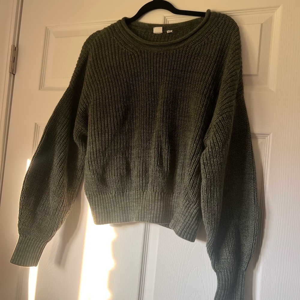 GAP Green Crew Neck Sweater